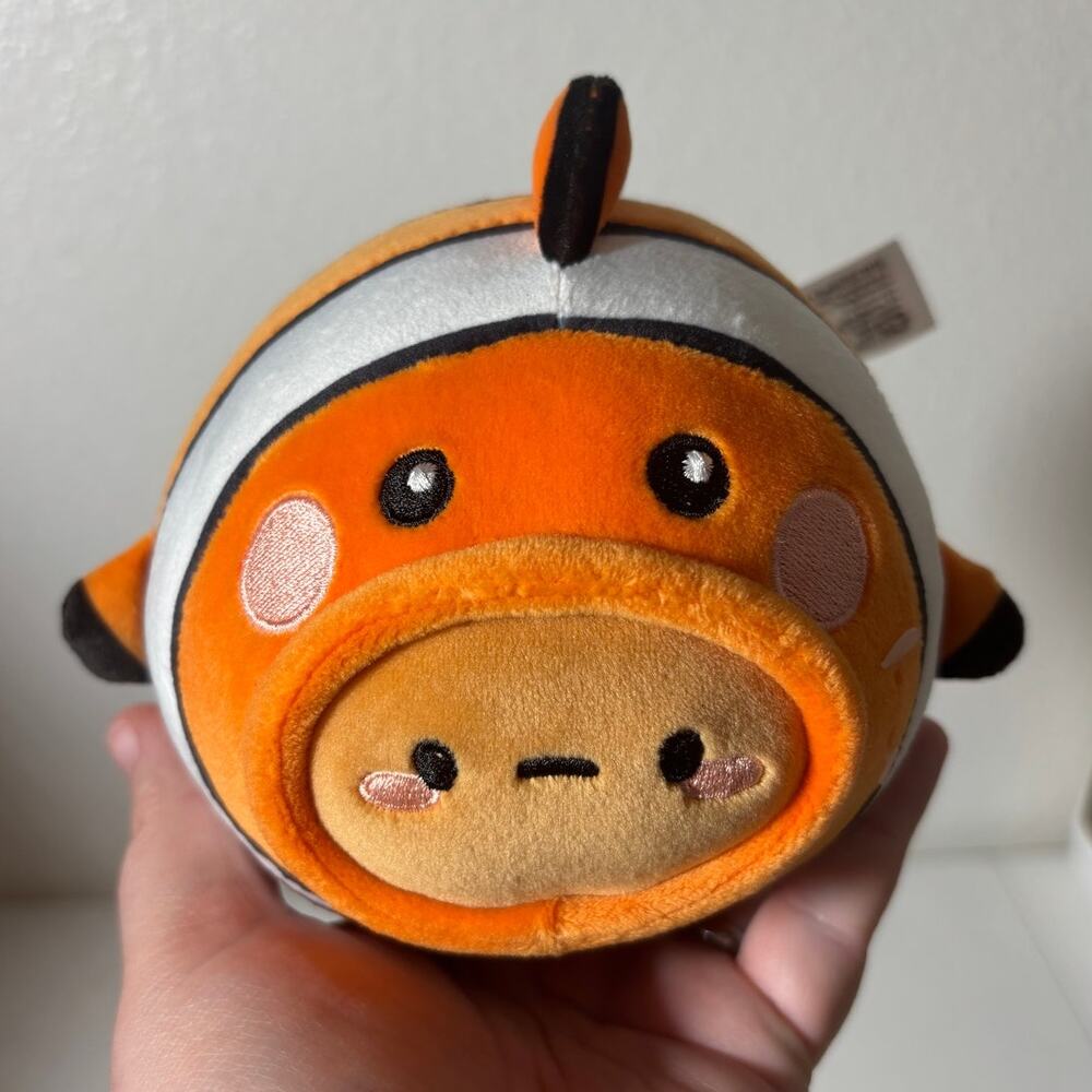 Smoko Under the Sea Clownfish Plush Tayto Potato 7" Mini Mochi Stuffed Animal